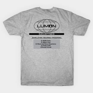 Severance- Lumon Employee Rewards Program- On light T-Shirt